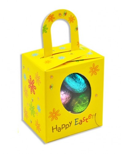 Custom Printed Easter Noodle Box Filled With 5 Mini Easter Eggs CPCUENB04_EEGM | Easter Print